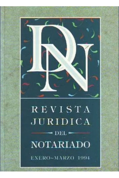 REVISTA JURIDICA DEL NOTARIO NÚM (9) Enero - Marzo 1994.